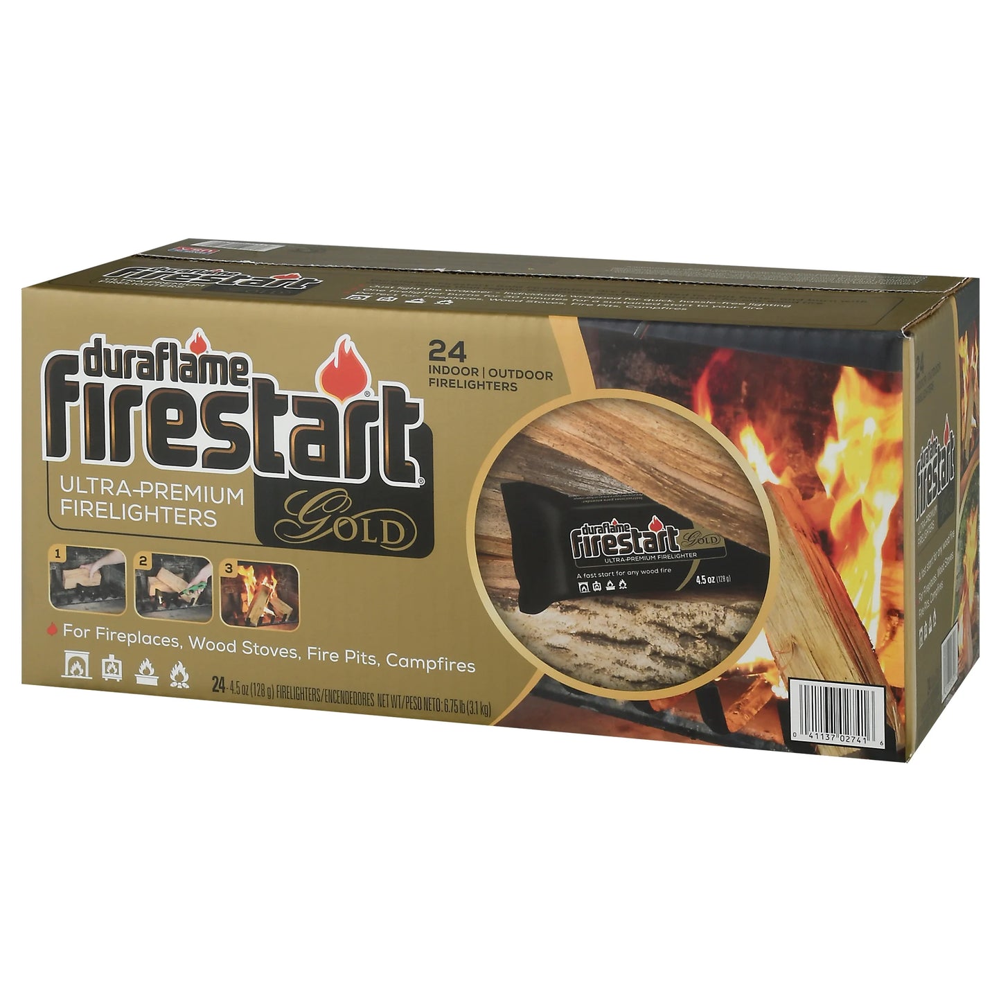 Firestart Gold Ultra Premium 4.5 Oz Fire Starters 24-Pk