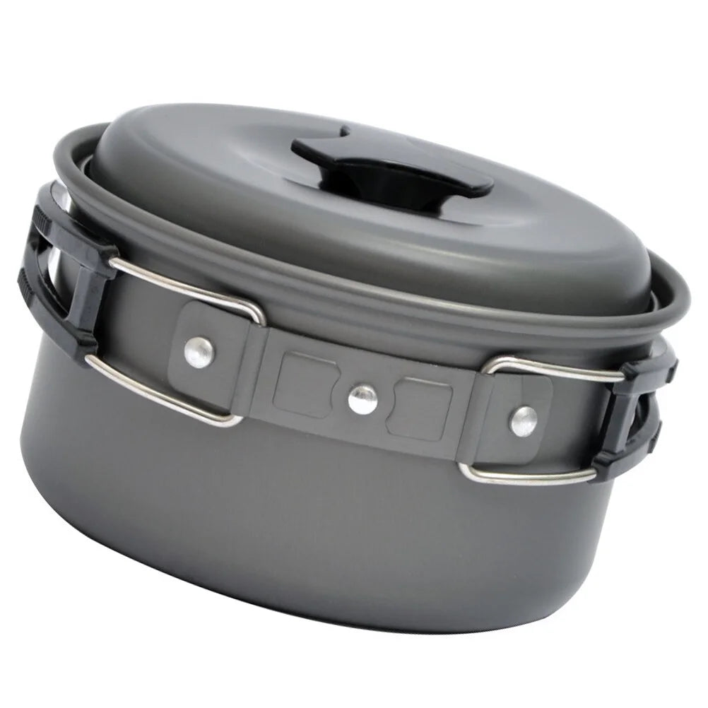 1Pc Camping Cookware Cooking Pot Foldable Pot Cooking Supply Camping Accessories