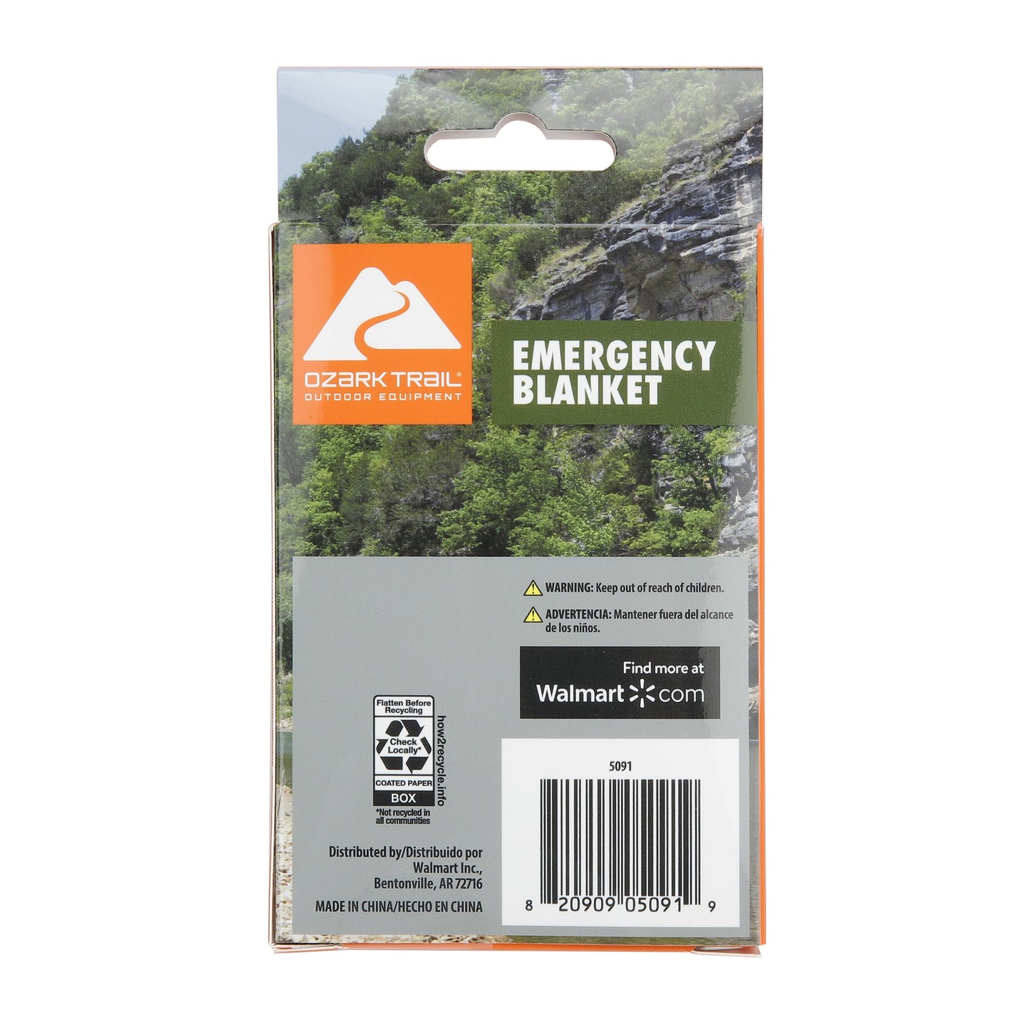 Camping Emergency Survival Blanket, Reusable,1.5 Oz