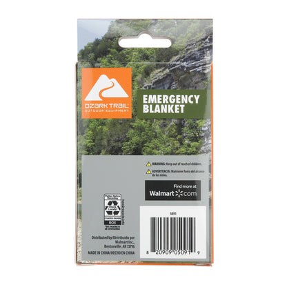 Camping Emergency Survival Blanket, Reusable,1.5 Oz