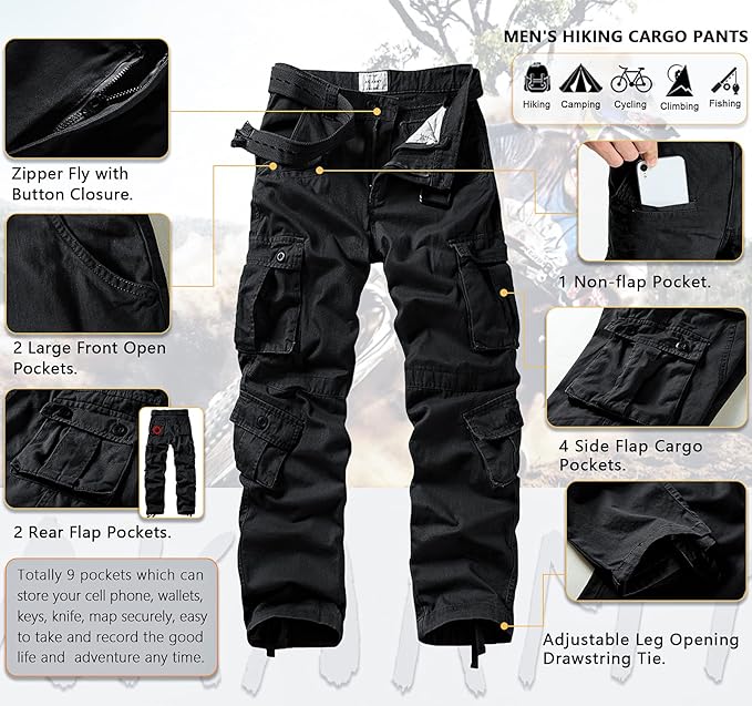 Relaxed Fit Cargo Pants - Preppers Network