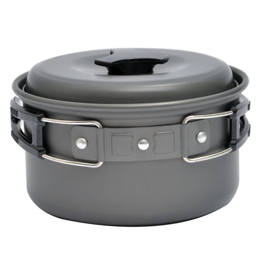 1Pc Camping Cookware Cooking Pot Foldable Pot Cooking Supply Camping Accessories