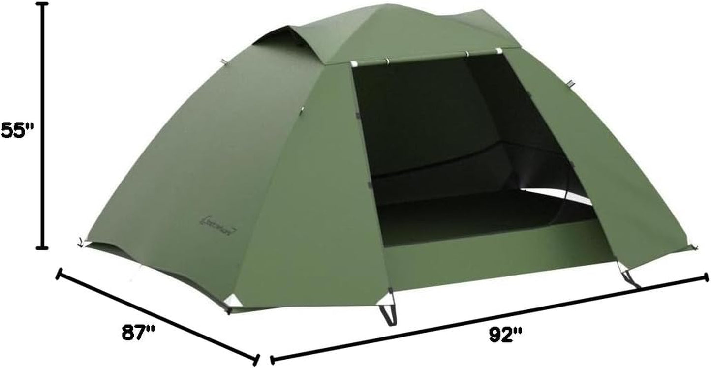 Polaris Lightweight Backpacking Tent - 1/1.5/2/3/4/6 Person Ultralight Waterproof Camping Tent, 3 Season Large Size Easy Setup Tent for Family, Outdoor, Hiking and Mountaineering